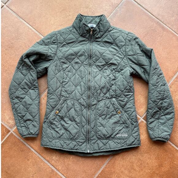 Eddie Bauer Lightweight Olive Green Quilted Jacket size S - Picture 11 of 11